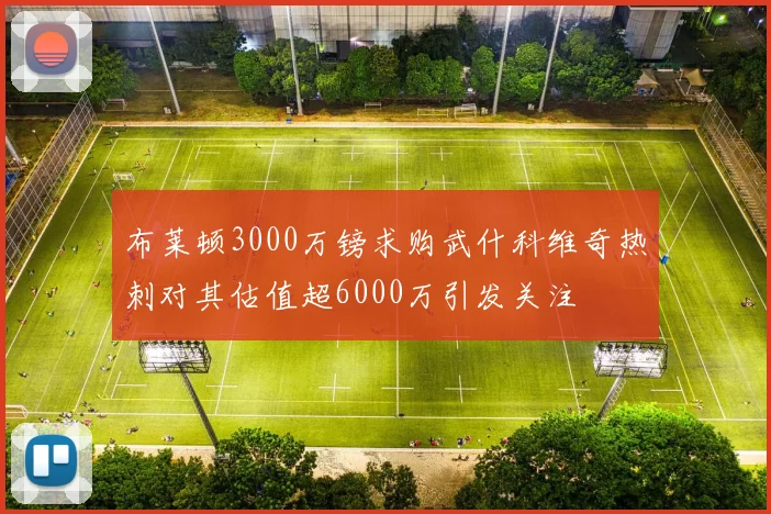 布莱顿3000万镑求购武什科维奇热刺对其估值超6000万引发关注